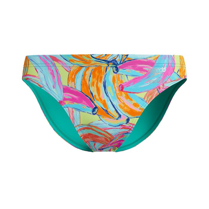 Speedo ECO+ ML PRINT BRIEF GRN/BLU