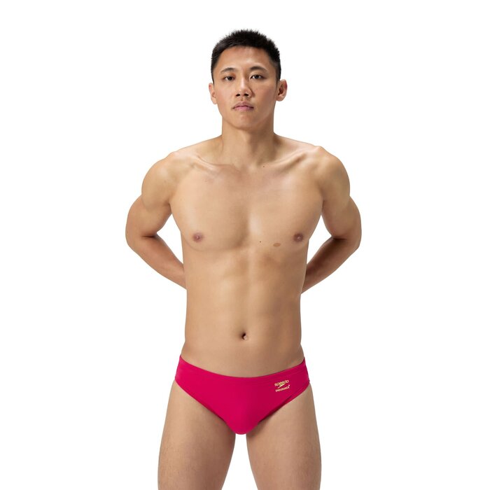 Speedo END+ ML SOLID BRIEF RED