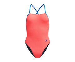 Speedo END+ SOLID TIE-BACK 1P ORA/BLU