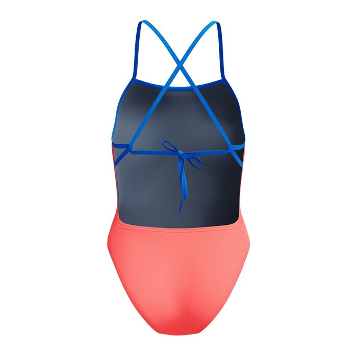 Speedo END+ SOLID TIE-BACK 1P ORA/BLU