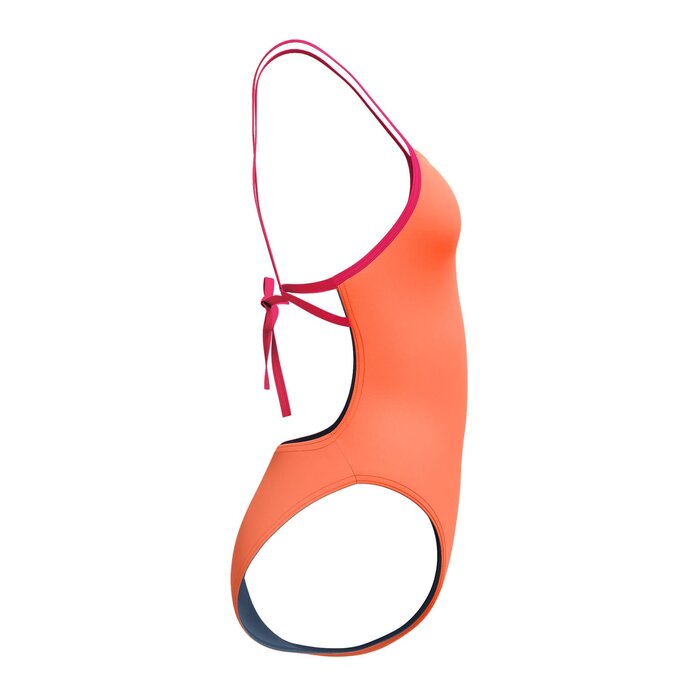 Speedo ECO+ SOLID TIE-BACK 1P ORA/RED