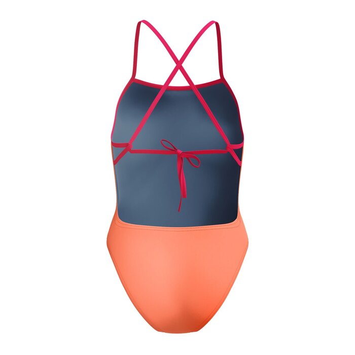 Speedo END+ SOLID TIE-BACK 1P ORA/RED