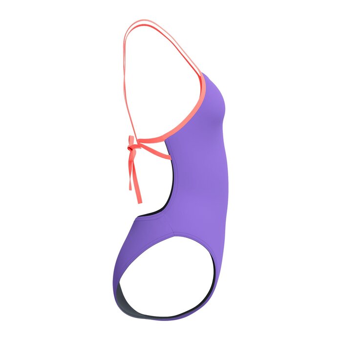 Speedo END+ SOLID TIE-BACK 1P PUR/ORA