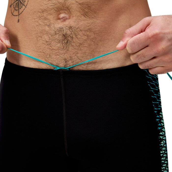 Speedo END+ TECH PANEL AQSH BLA/GRN