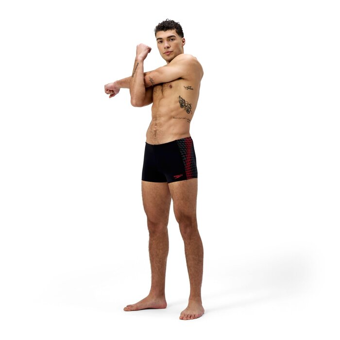 Speedo END+ TECH PANEL AQSH BLA/RED