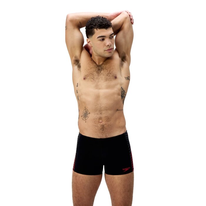 Speedo END+ TECH PANEL AQSH BLA/RED