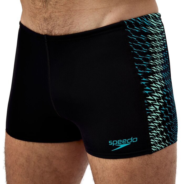 Speedo END+ TECH PANEL AQSH BLA/GRN