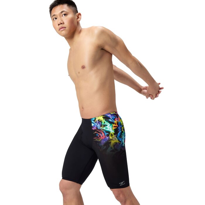 Speedo ECO+ ML PLACEM PRINT JAM BLA/YEL