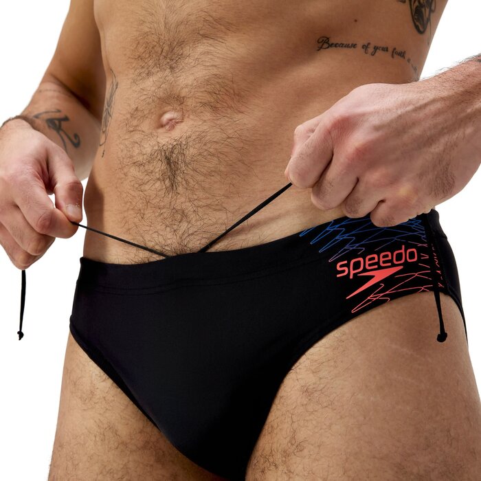 Speedo MEDLEY LOGO 7C BRIEF BLA/ORA