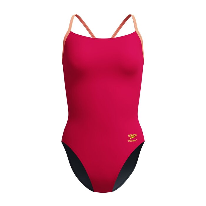 Speedo ECO+ FL SOLID FLYBACK 2.0 RED/ORA