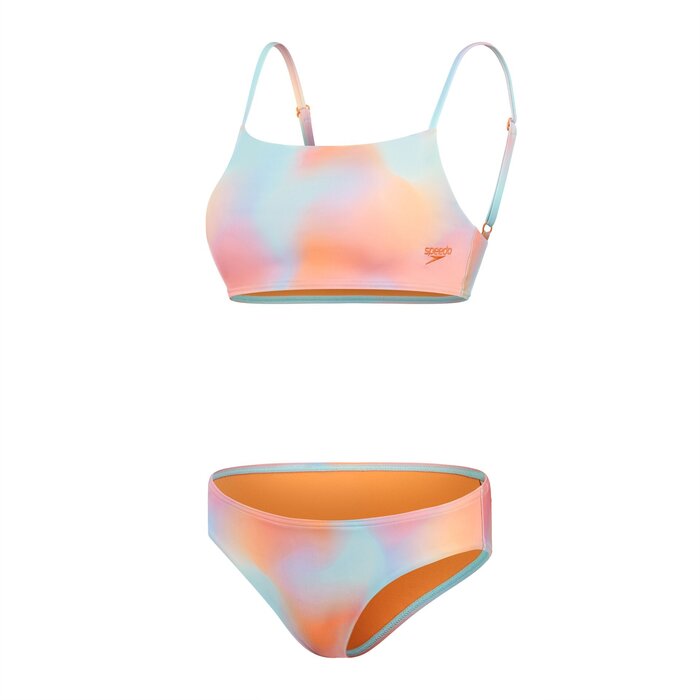 Speedo PRINT ADJUST THINSTRAP 2P BLU/ORA