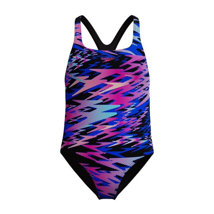 Speedo H-BOOM PRINT MEDALIST 1P BLA/PIN