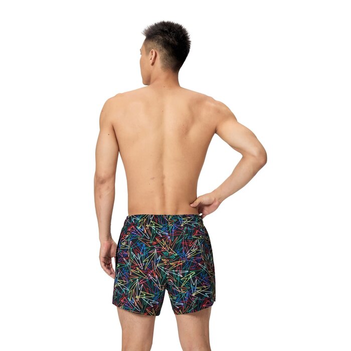 Speedo PRINT RED EDGE VOLLEY 14 BLA/RED