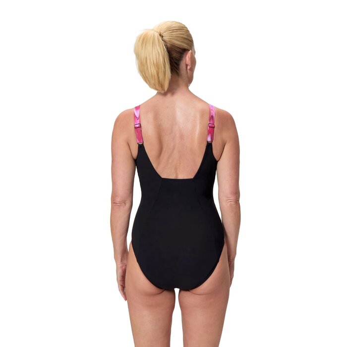 Speedo PRINT CONTOUR ECLIPSE 1P BLA/PIN