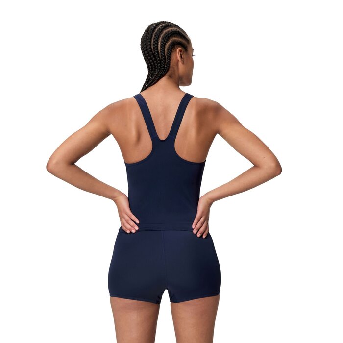 Speedo HYPERBOOM SPLICE TANKINI SET NAV/GRN