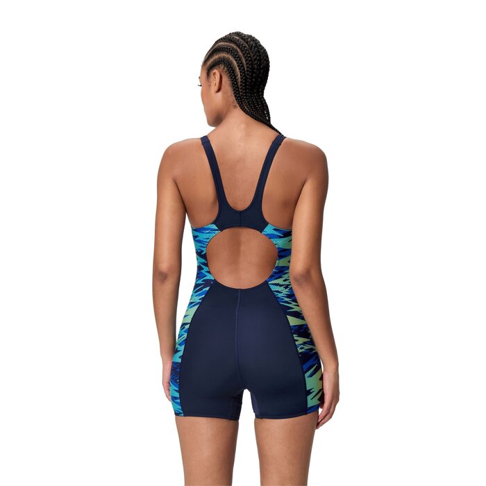 Speedo HYPERBOOM SPLICE MUSCLEB LEGSUIT NAV/BLU