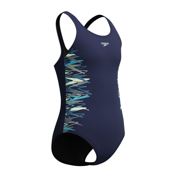 Speedo PLACEM MUSCLEB 1P NAV/GRN