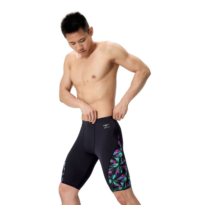 Speedo SPLICED PRINTED JAM BLA/GRN.