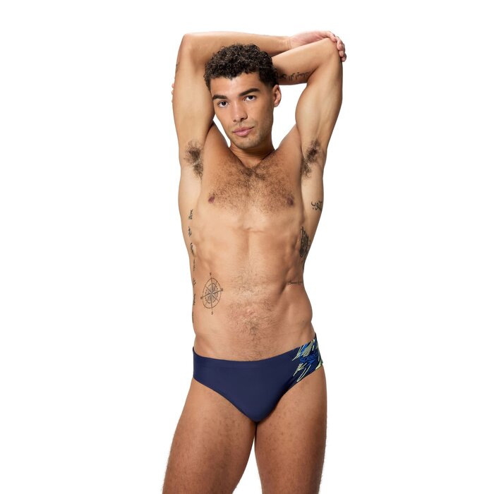 Speedo MEDLEY LOGO BRIEF 7CM NAV/BLU