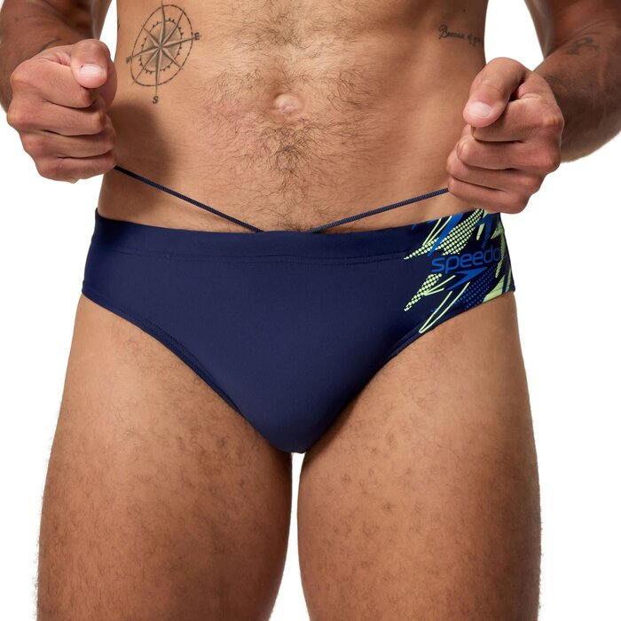 Speedo MEDLEY LOGO BRIEF 7CM NAV/BLU