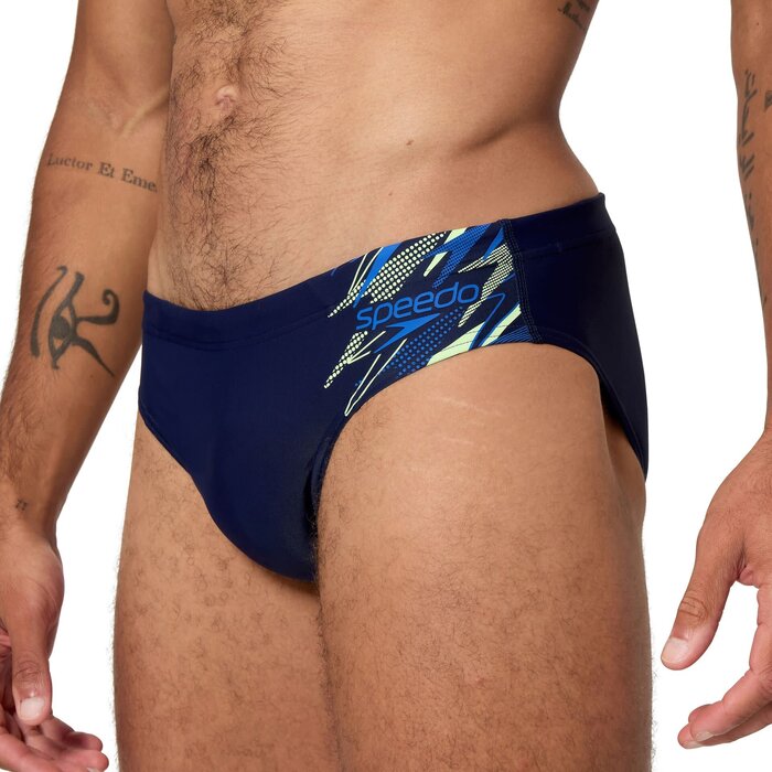 Speedo MEDLEY LOGO BRIEF 7CM NAV/BLU
