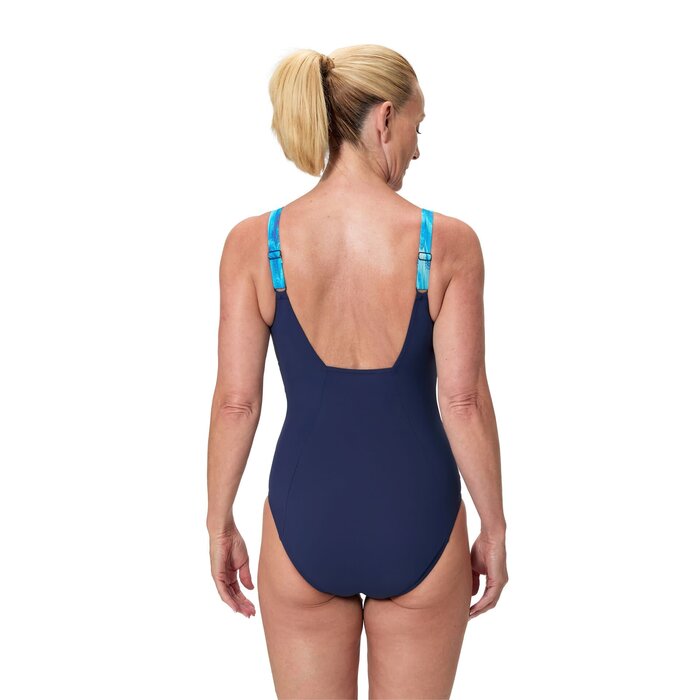 Speedo PRINT CONTOUR ECLIPSE 1P NAV/BLU