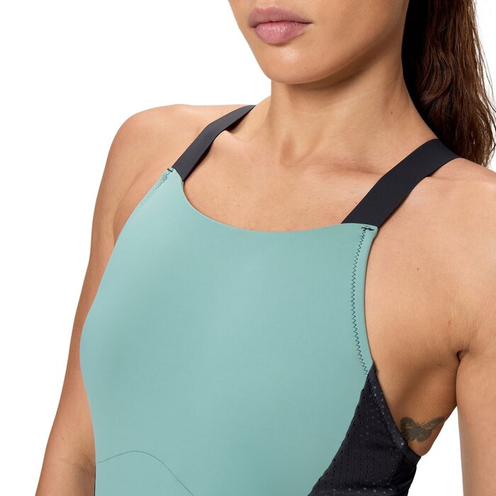 Speedo SCU HIGH NECK CONTOUR 1P BLA/GRN
