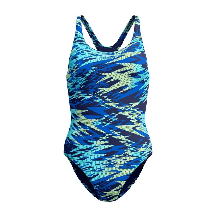 Speedo HYPERBOOM PRINT MEDALIST 1P NAV/BLU