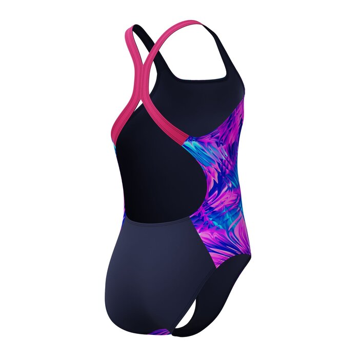 Speedo PRINT POWERB 1P BLA/PIN