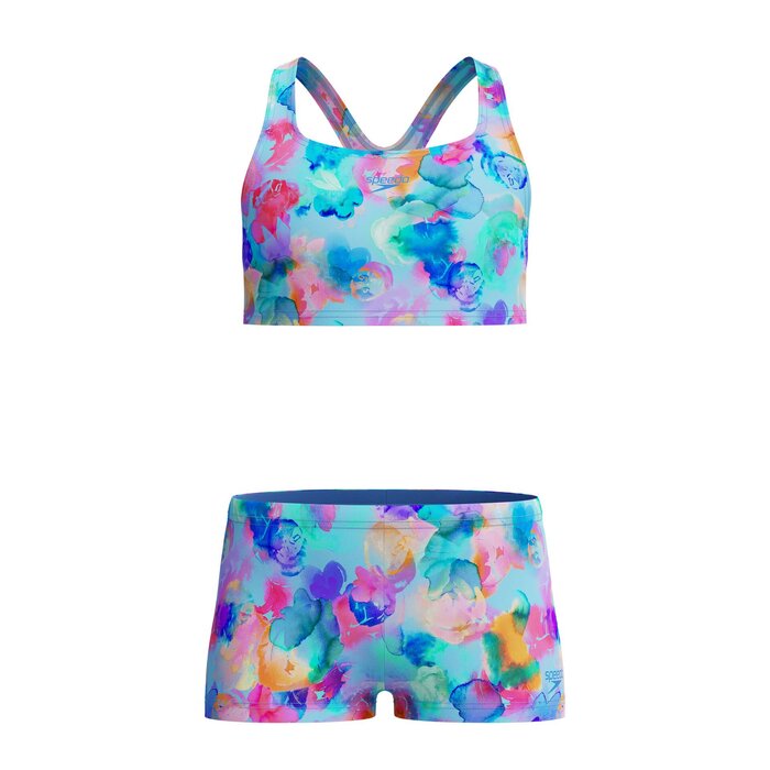 Speedo PRINT RACERBACK 2P BLU/PIN