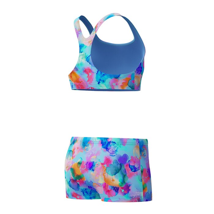 Speedo PRINT RACERBACK 2P BLU/PIN