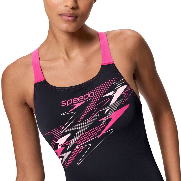 Speedo MEDLEY LOGO MEDALIST 1P BLA/PIN