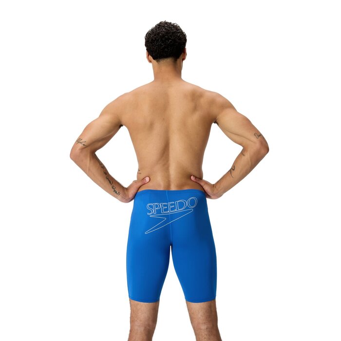 Speedo END+ LOGO JAM BLU/WHI