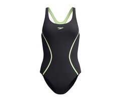 Speedo SOLID SPLICE MEDALIST 1P BLA/GRN
