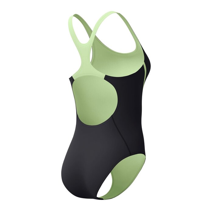Speedo SOLID SPLICE MEDALIST 1P BLA/GRN