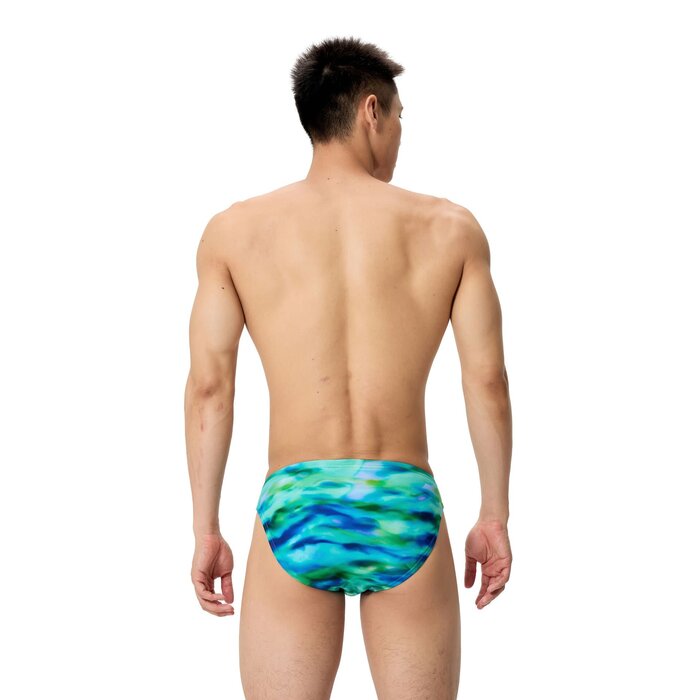 Speedo PRINTED BRIEF BLU/GRN.