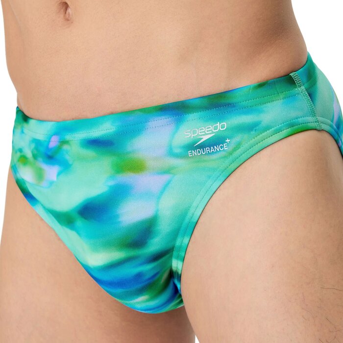 Speedo PRINTED BRIEF BLU/GRN.