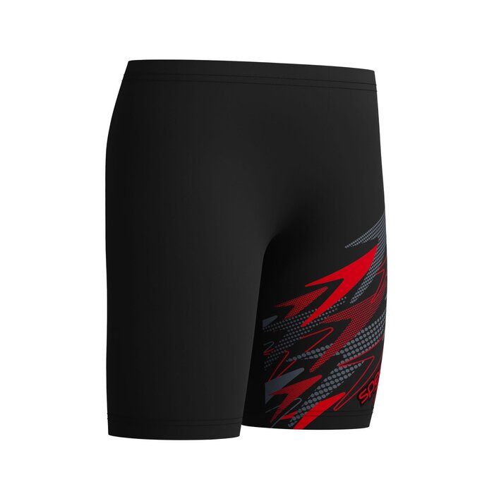Speedo MEDLEY LOGO JAM BLA/RED