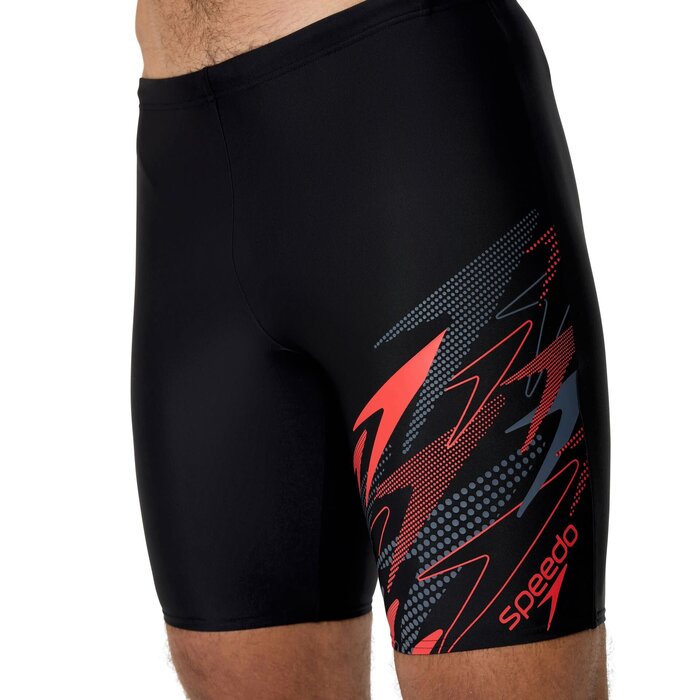 Speedo MEDLEY LOGO JAM BLA/RED