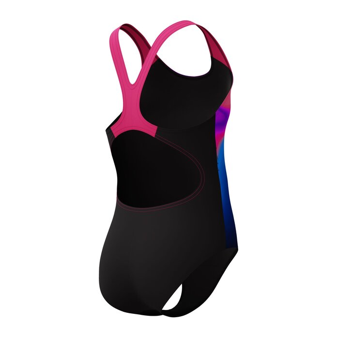 Speedo PRINT SPLASHB 1P BLA/PIN