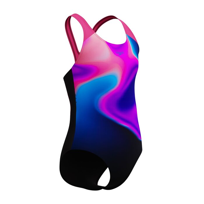 Speedo PRINT SPLASHB 1P BLA/PIN
