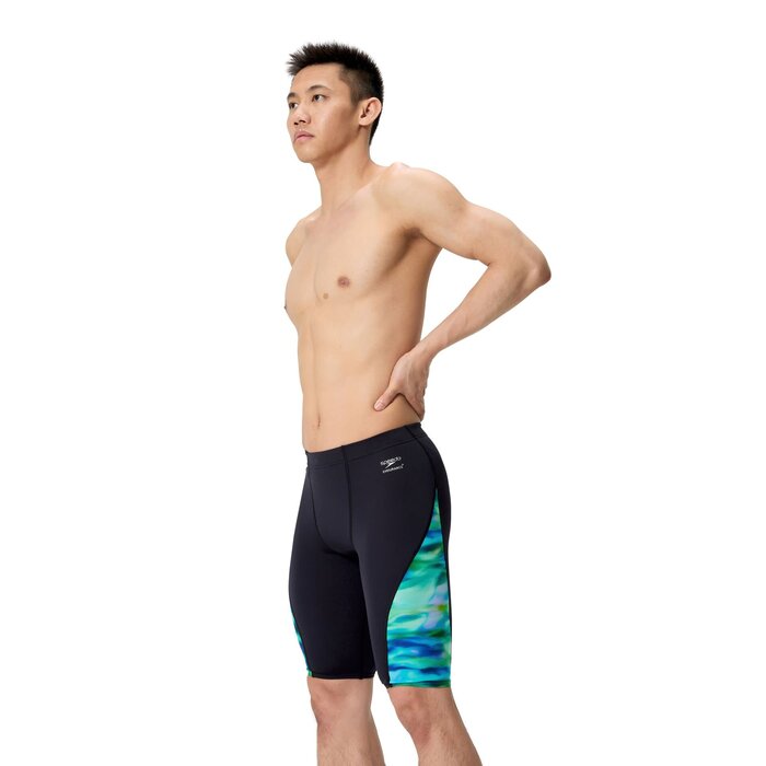 Speedo SPLICED PRINTED JAM BLA/GRN