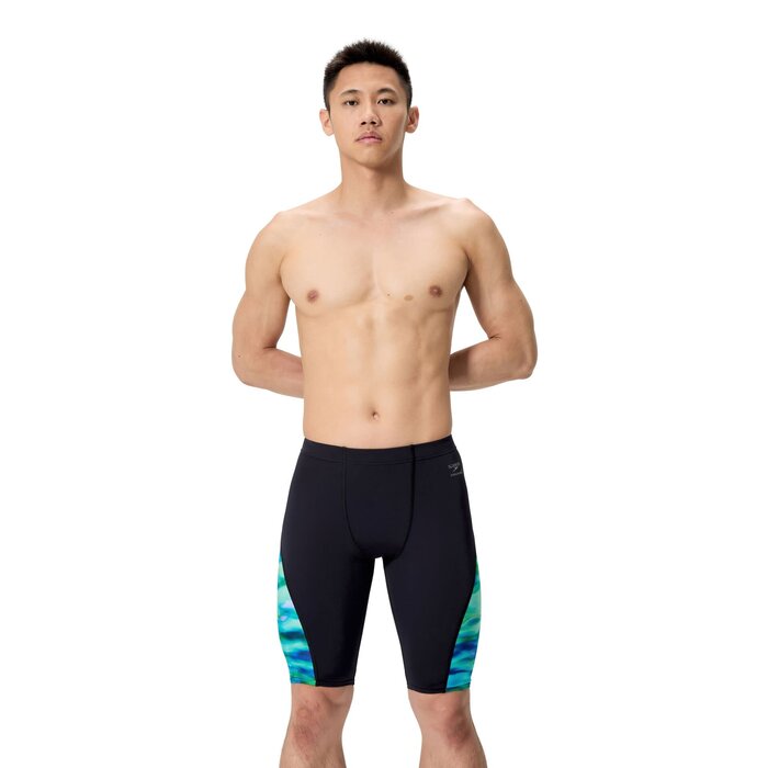 Speedo SPLICED PRINTED JAM BLA/GRN