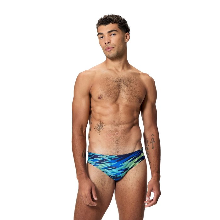 Speedo HYPERBOOM PRINT BRIEF NAV/BLU