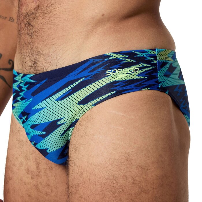 Speedo HYPERBOOM PRINT BRIEF NAV/BLU