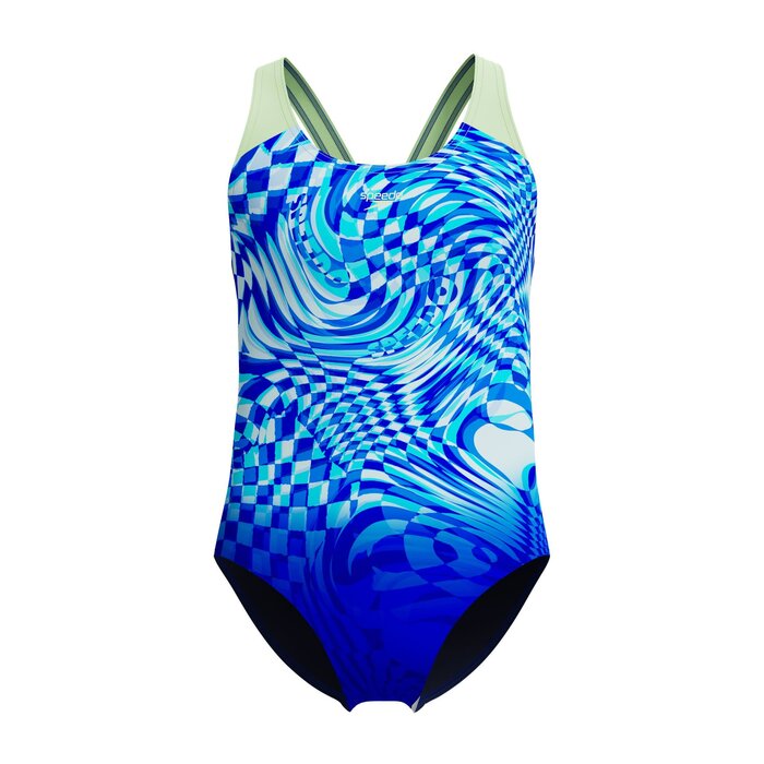 Speedo PRINT SPLASHB 1P BLU/GRN.