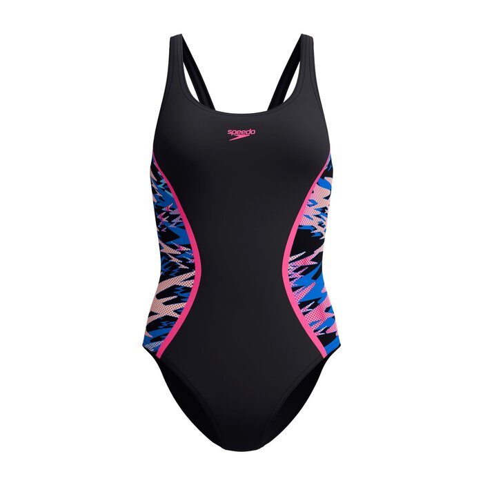 Speedo HYPERBOOM SPLICE MUSCLEB 1P BLA/PIN