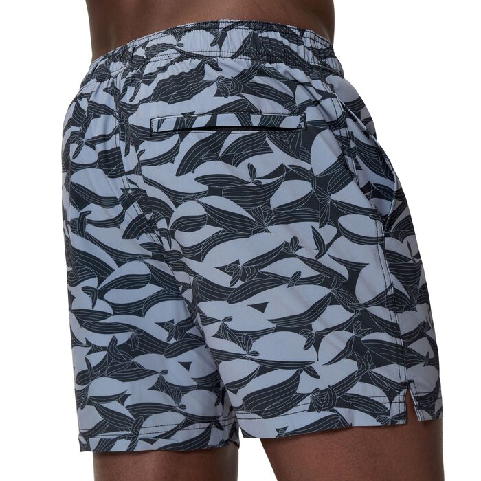 Speedo PRINT RED EDGE VOLLEY 16 BLA/GRE