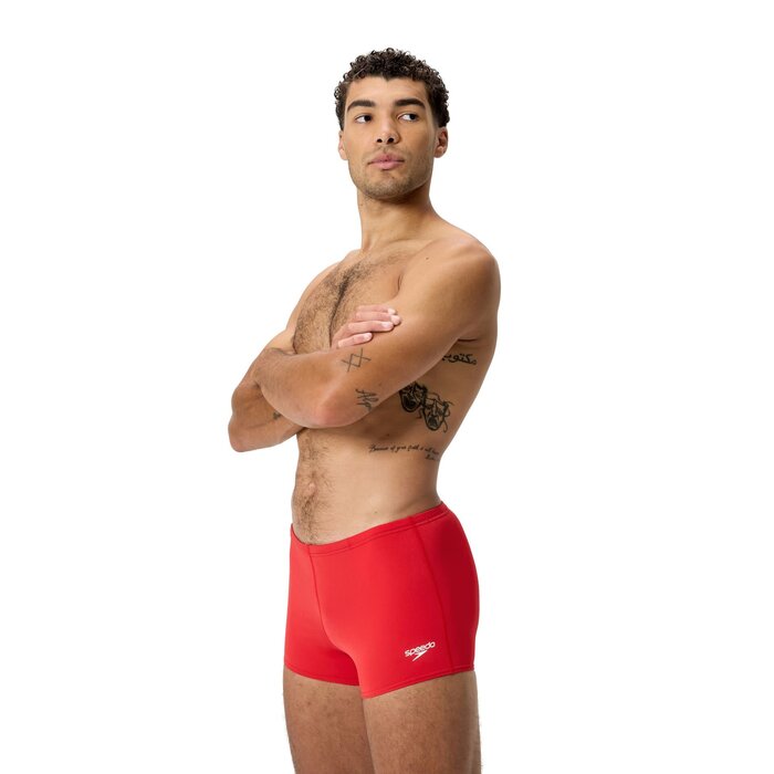 Speedo END+ LOGO AQSH RED/WHI