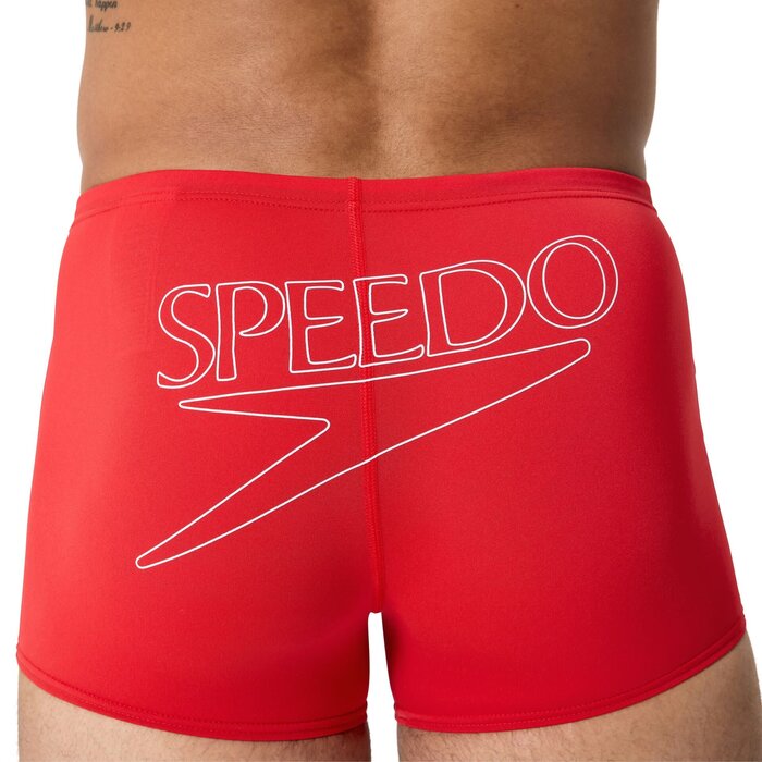 Speedo END+ LOGO AQSH RED/WHI